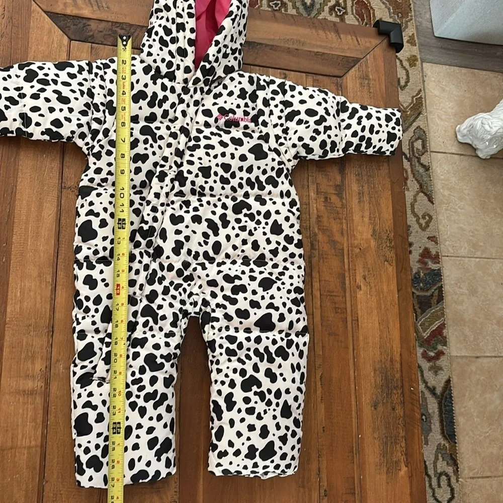 Columbia Infant Black and White Patterned Snowsuit 18mo